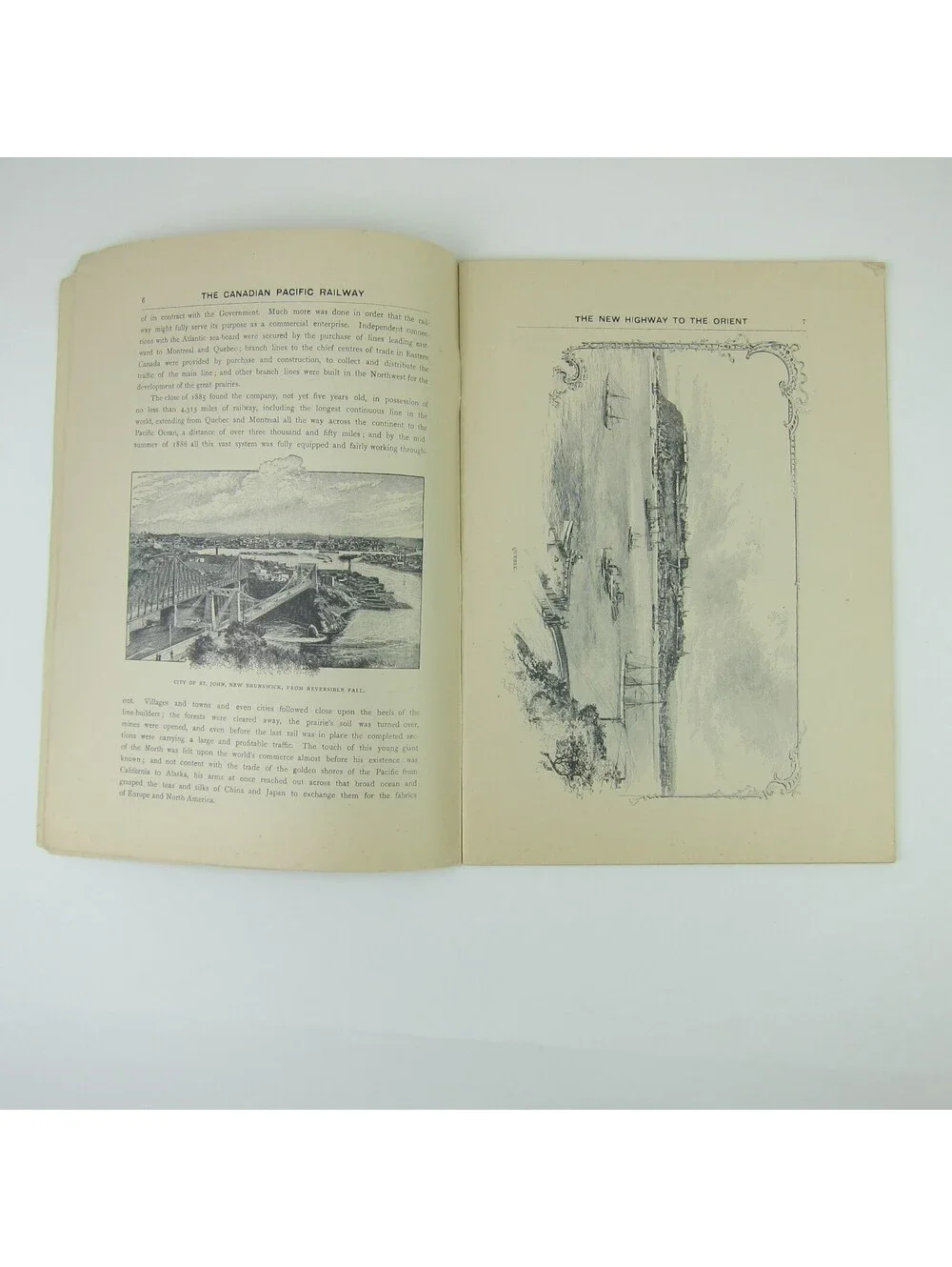 Canadian Pacific Railway Tour Book Canada Mountains Prairies Rivers Antique 1900